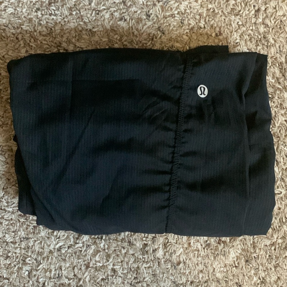 Black, High-rise Sweats with Drawstring